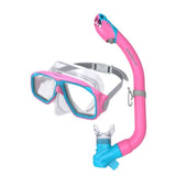 Easy Vision mask and snorkel set for kids in pink