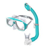 Easy Vision mask and snorkel set for kids in green