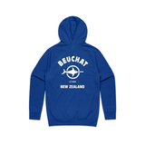 Beuchat Hoodie in Blue back logo