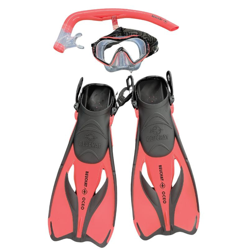 Beuchat Oceo Junior Mask, Fin, Snorkel combo