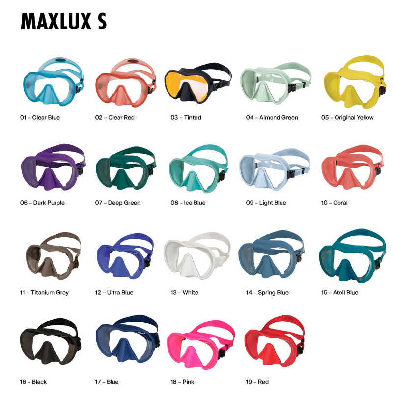 Beuchat Maxlux S Freediving Snorkelling and Scuba Mask NZ