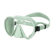 Beuchat Maxlux Scuba and Freediving Masks in almond green colour