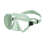 Beuchat Maxlux Scuba and Freediving Masks in almond green colour