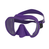 Beuchat Maxlux Scuba and Freediving Mask in deep purple