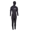 Beuchat Black diving suit with a hood on a white background