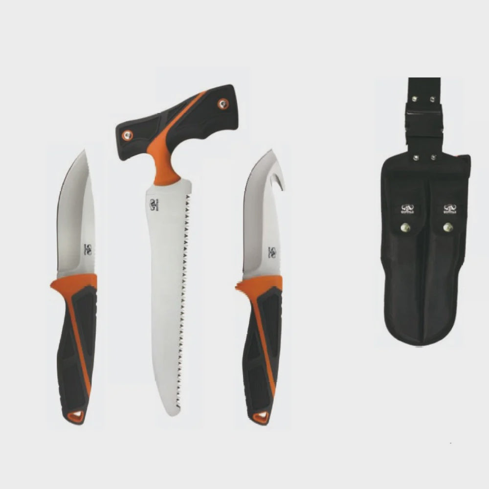 Hunting Knife and Saw Set
