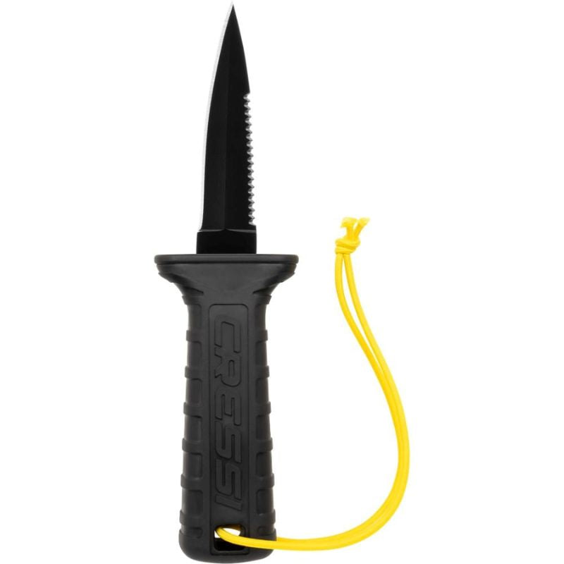Cressi Mamba Teflon Spearfishing knife out of sheath