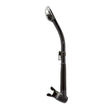 Black snorkel on a white background