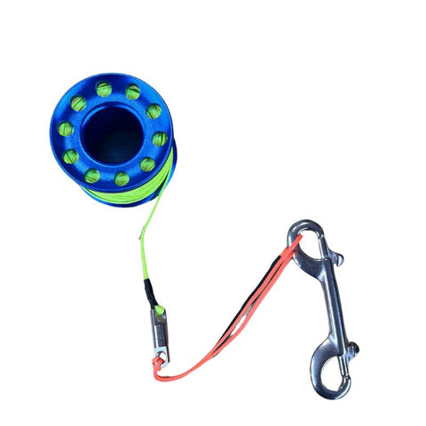 20m Aluminum Finger Spool - Blue
