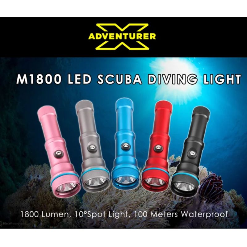 Scuba Diving Torch M1800 X Adventurer specifications