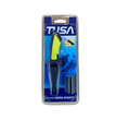 Tusa dive knife with blunt tip and BCD attachments