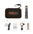 OrcaTorch 3000 Lumen Underwater Scuba Diving Torch accessories