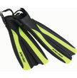 Pro Dive Open Heel Scuba Fin Flipper in Yellow Snorkel and diving