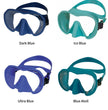 Beuchat Maxlux Scuba and Freediving Masks in blue