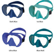 Beuchat Maxlux Scuba and Freediving Masks in blue
