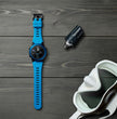 Shearwater Tern TX Freedive and Scuba diving computer in limited edition blue colour with strap