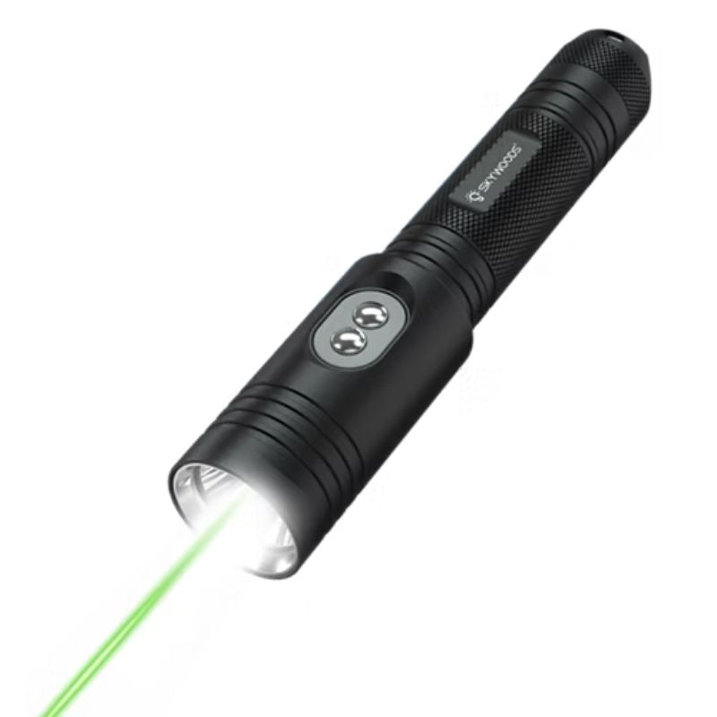 Skywoods D6GL Torch with Green Laser Pointer