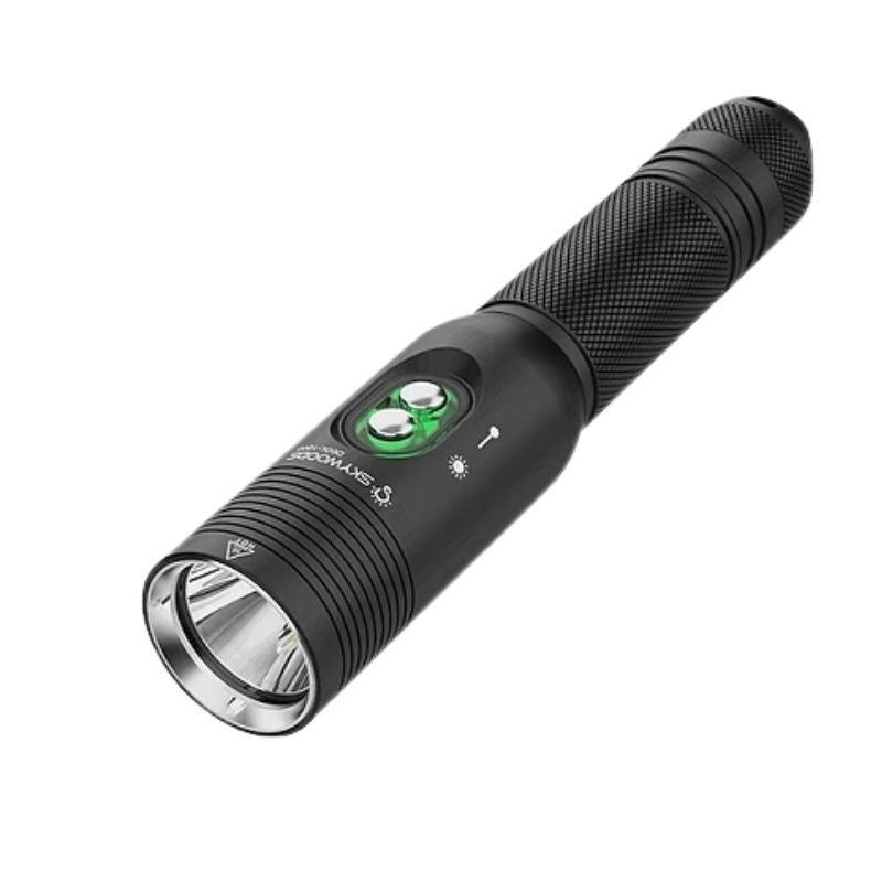 Skywoods D6GL Torch with Green Laser Pointer
