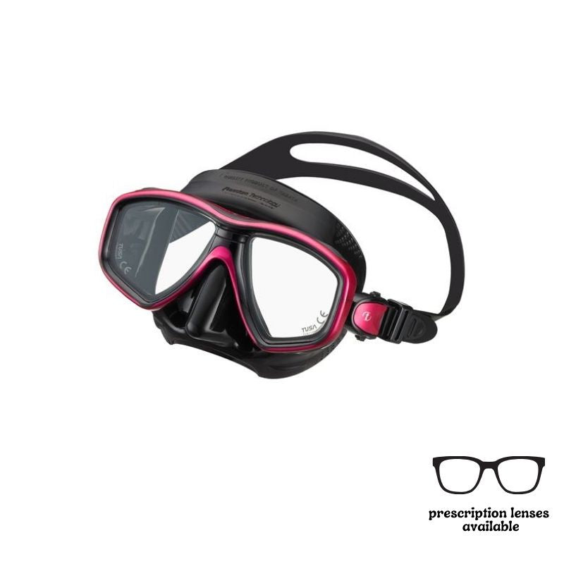 Tusa Ceos scuba diving Mask with Prescription lenses