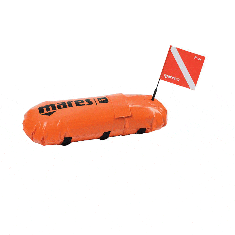 Mares Large Hydro Torpedo float with dive flag