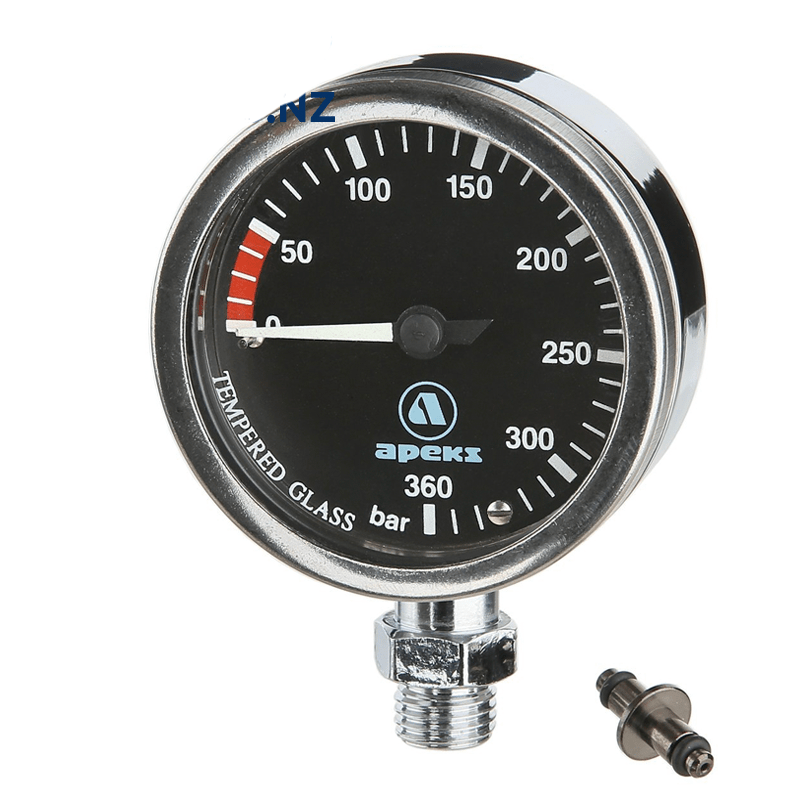 Apeks Black Tek Gauge - SPG