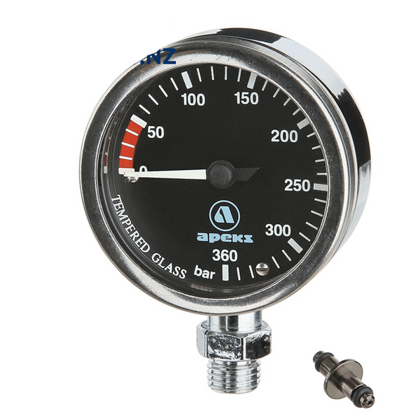 Apeks Black Tek Gauge - SPG
