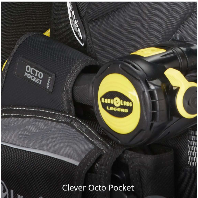 Aqualung Dimension Bouyancy Compensator Octi holder