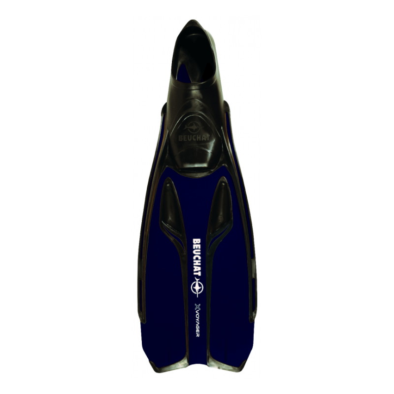 Beuchat Voyager Snorkel fin flipper in Blue