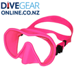 Beuchat Maxlux Scuba and Freediving Masks in fluro pink