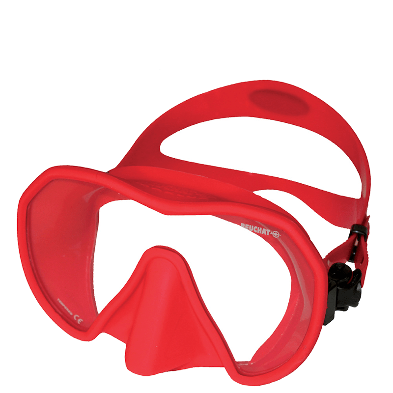 Beuchat Maxlux Scuba and Freediving Mask in red