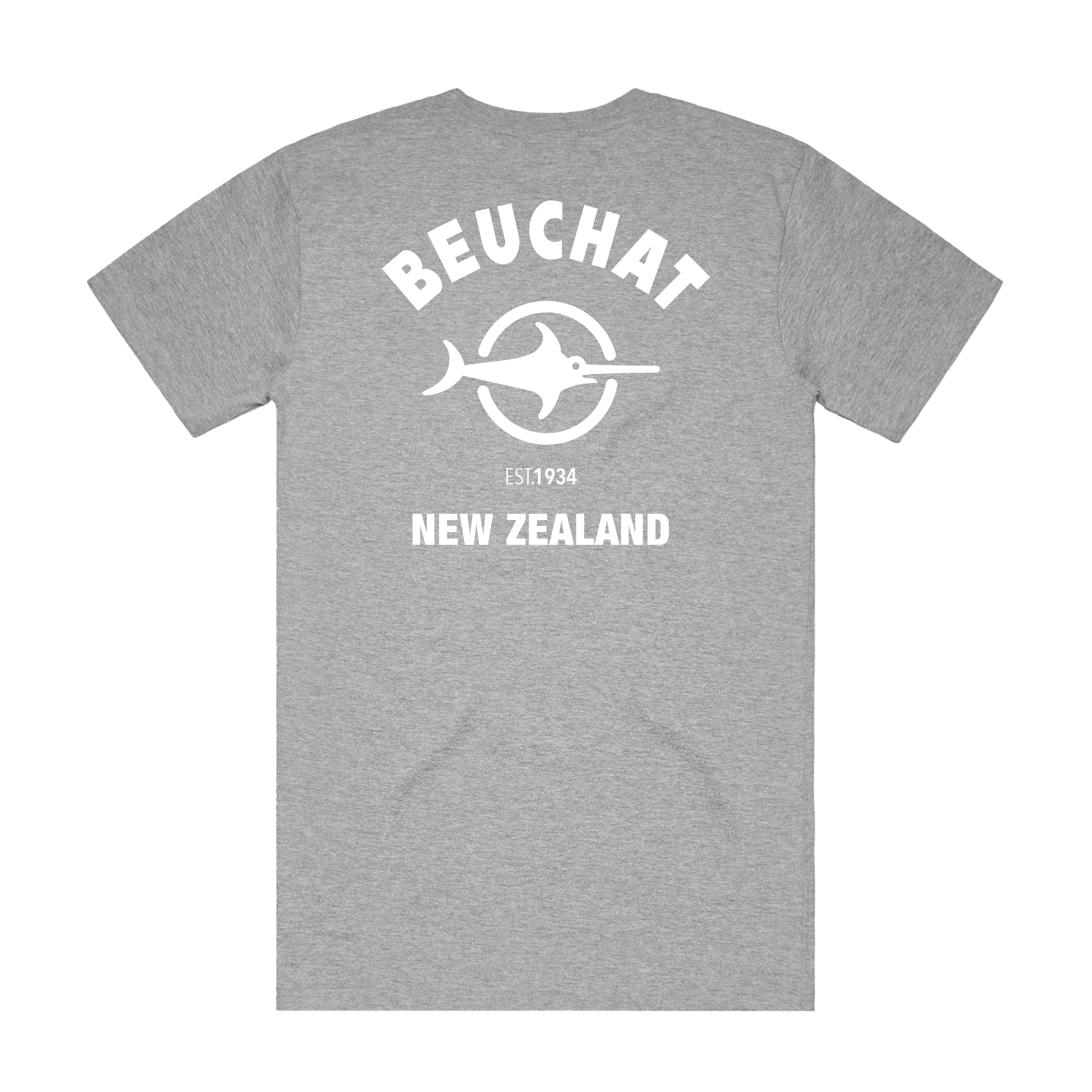 Beuchat T-Shirt Grey Back