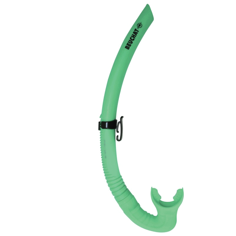 Beuchat Spy Freedive snorkel in Ice blue