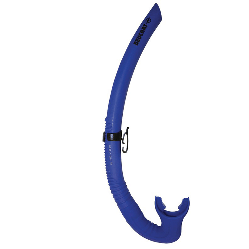 Beuchat Spy Freedive snorkel in ultra blue