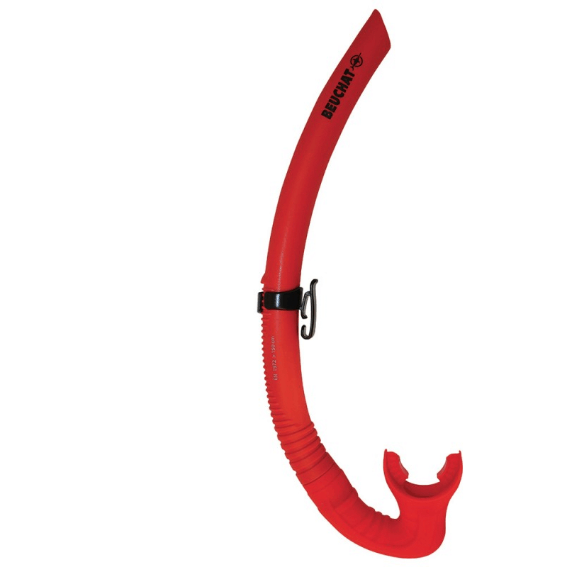 Beuchat Spy Freedive snorkel  in red