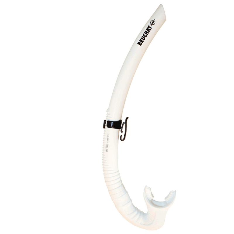 Beuchat Spy Freedive snorkel in white