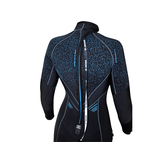 Beuchat 7mm Ladies Comfort Scuba Diving Wetsuit back Zip