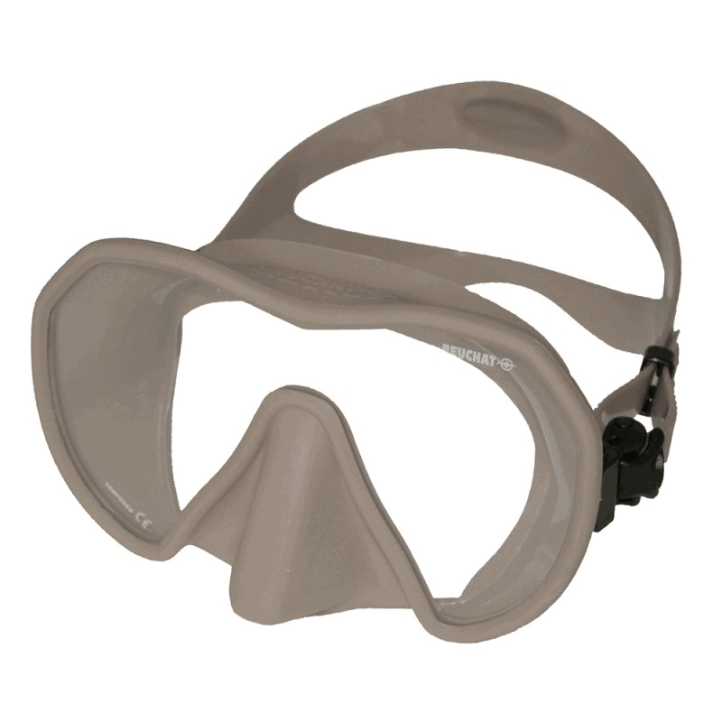 Beuchat Maxlux Scuba and Freediving Masks in grey