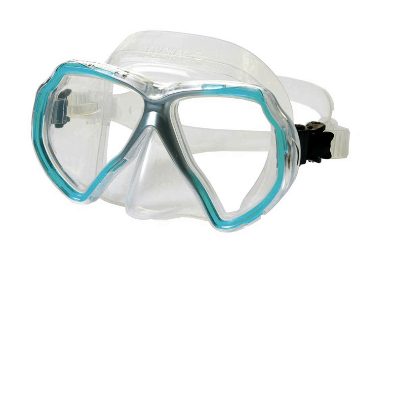 Beuchat X Contact 2 Mask Clear Blue
