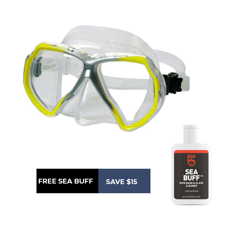 Beuchat X Contact 2 Mask Clear Yellow