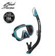 Tusa Black Series Adult Snorkeling Set - SERENE Aqua/Black