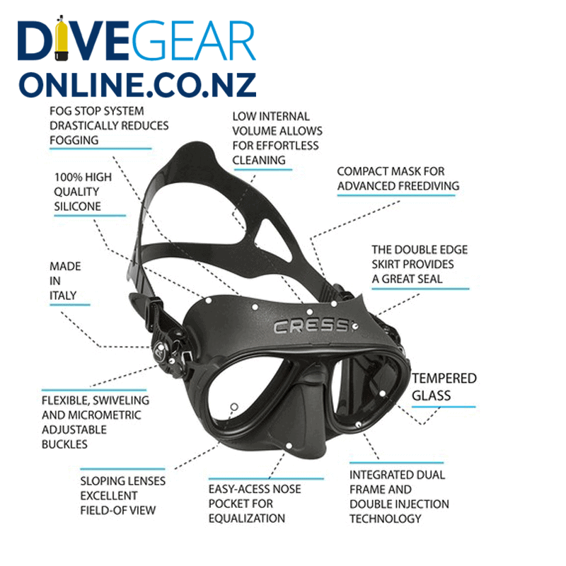 Cressi Calibro Fog Stop Mask