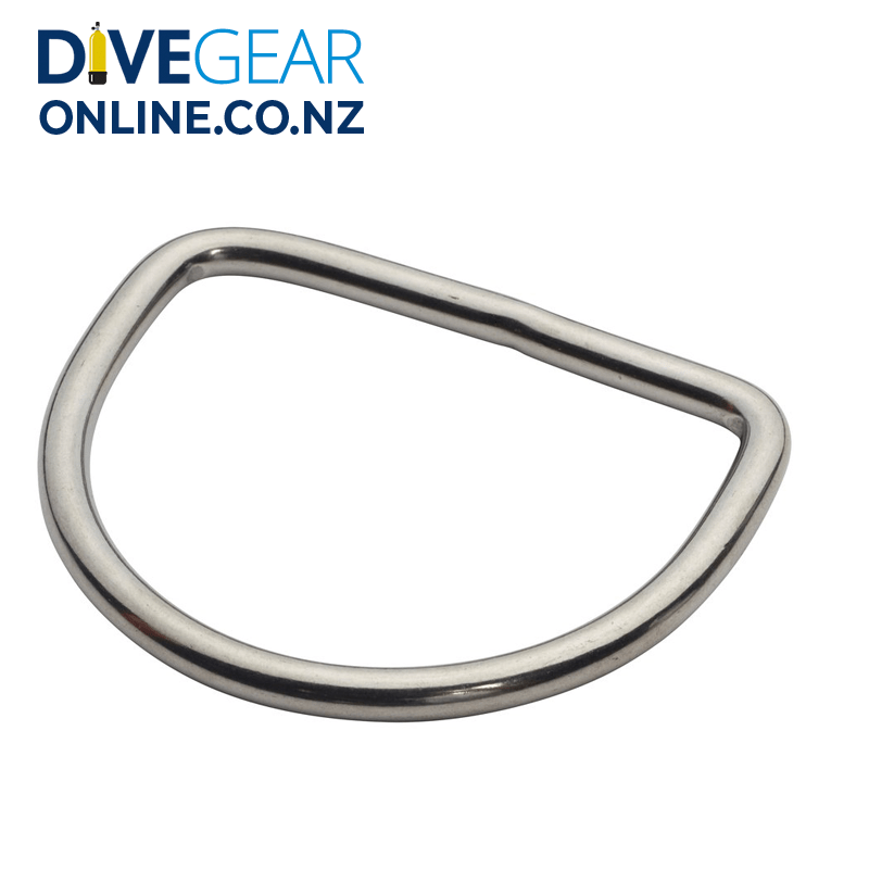 Stainless Steel 2 inch flat D ring