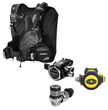 Aqualung BCD and regulator scuba diving package