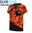 Ridgeline Kids Spliced Tee Blaze Orange Camo