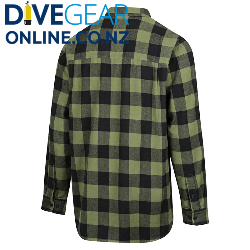 Ridgeline Mens Organic Green Check Shirt