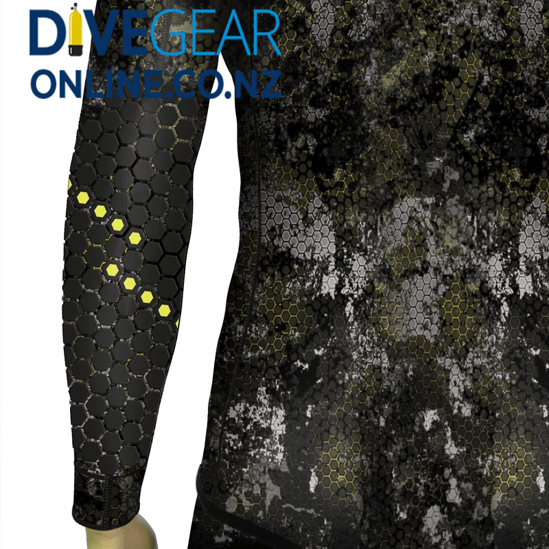 Open Cell Wetsuit 3mm Tactical Stealth Suit arm pads