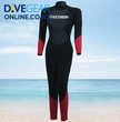 Extreme limits womans 2mm wetsuit red