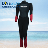 Extreme limits womans 2mm wetsuit red