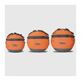 Fourth Element Expedition Duffel bag sizes lined up