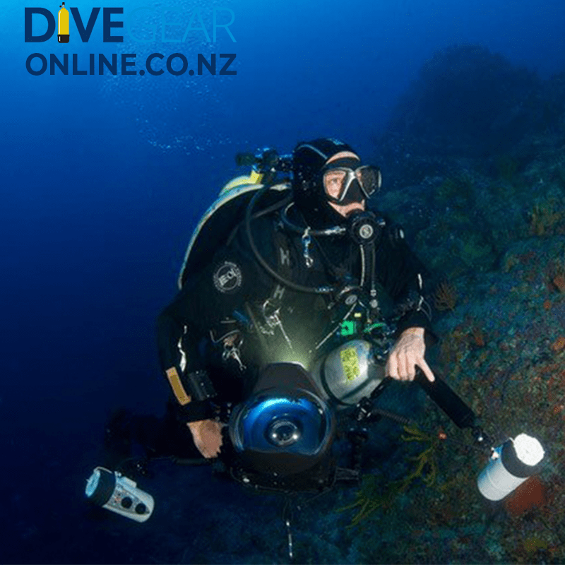 Neoprene Hood on diver